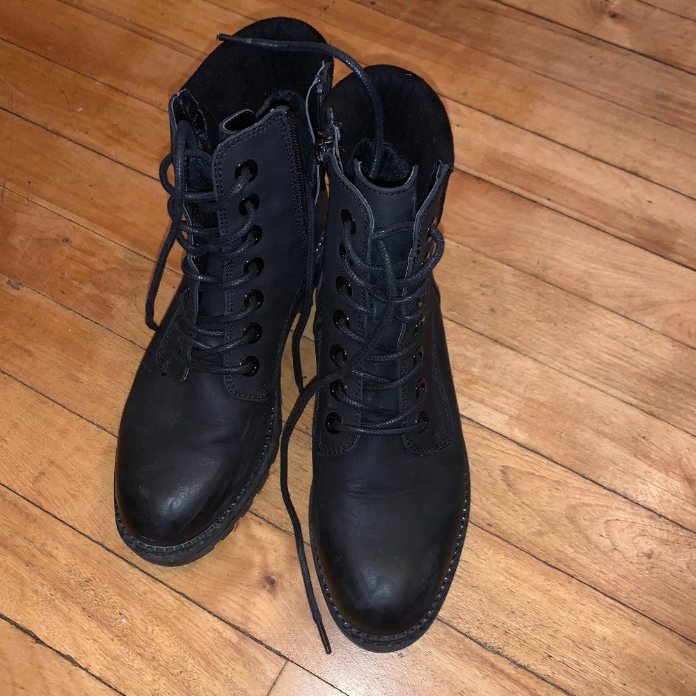 Aldo Black Combat boots